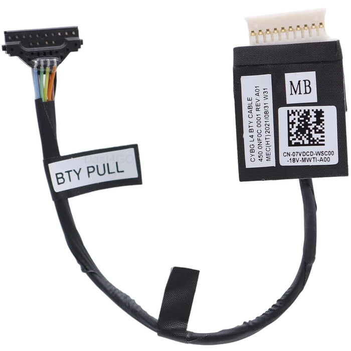 New Dell Latitude 3420 3520 E3420 E3520  Battery Cable 450.0NF0C.0001 07VDCD 7VDCD