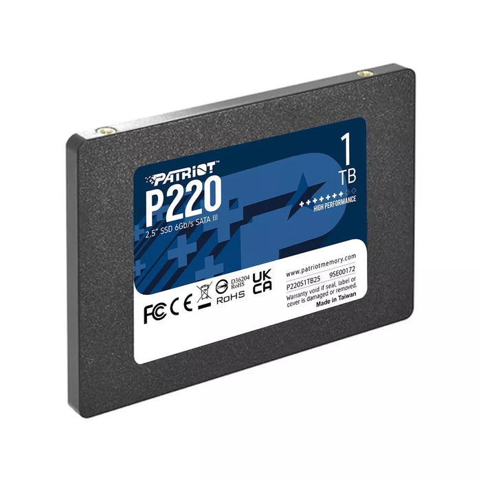 New Patriot P220 1TB SSD 2.5" SATA III 6GB/s Internal Solid State Drive For PC/MAC - LaptopParts.ca