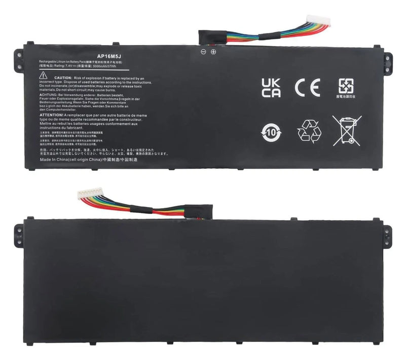 New Compatible Acer Aspire A315-33 A315-41 A315-53 37Wh Battery KT.00205.006 AP16M5J