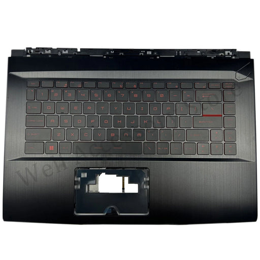 New MSI GF63 GF63VR 8RC MS-16R1 MS-16R5 Black 15.6" Palmrest With Backlit US English Keyboard 3076R1C216HG 3076R1C216 - LaptopParts.ca