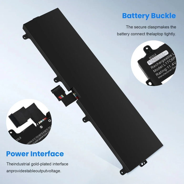 New Compatible Lenovo ThinkPad P72 P73 P72-20MB P73-20QR Battery L17M6P52 L17C6P51