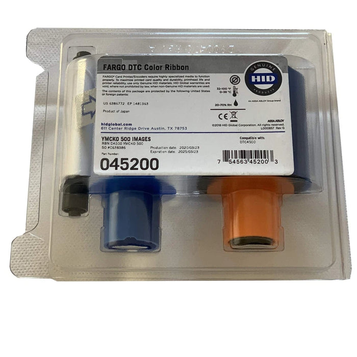 New Original Fargo 45200 YMCKO Full Color Ribbon for DTC4500 Series Printer - LaptopParts.ca