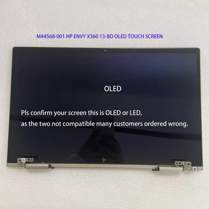 New HP Envy X360 13.3" 13-bd0536TU 1920x1080 13-bd FHD OLED Touchscreen Assembly M44568-001 - LaptopParts.ca