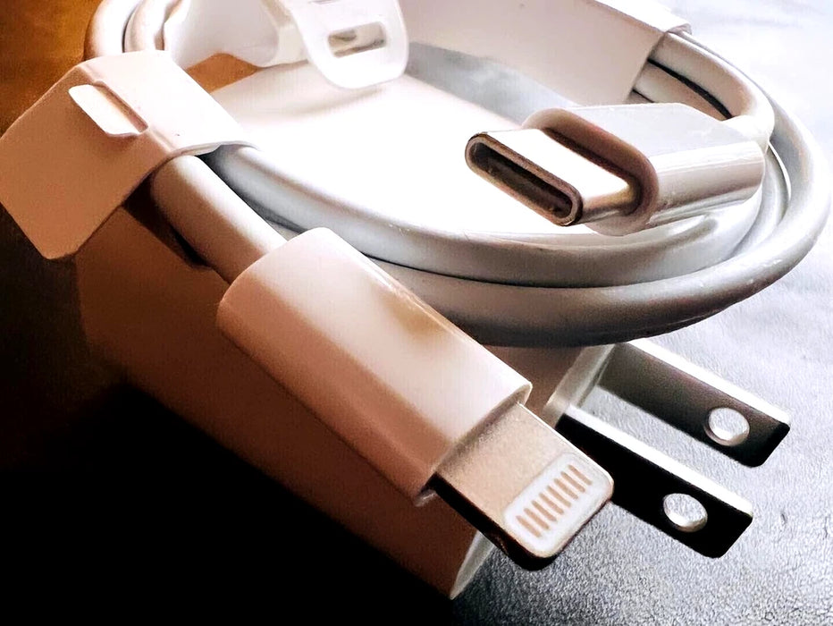New Genuine Apple 20W USB-C Wall Charger With Lightning Cable A2305 A2561