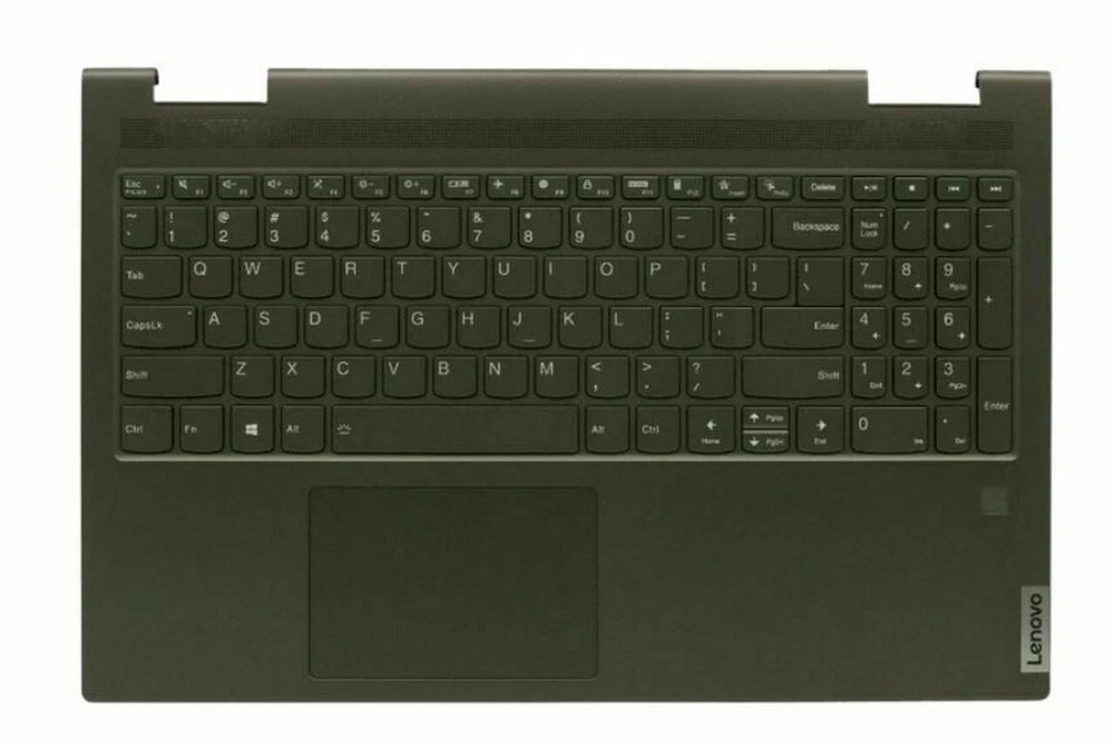 New Genuine Lenovo Yoga 7-15ITL5 Touchpad Palmrest keyboard Assembly US English 5CB1A22456 - LaptopParts.ca