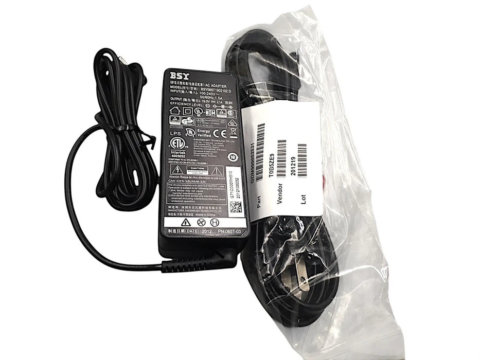 New Dynabook BSY065T1902102 D 2.1A 39.9W 19 V PS0105UA1ACA AC Adapter - LaptopParts.ca