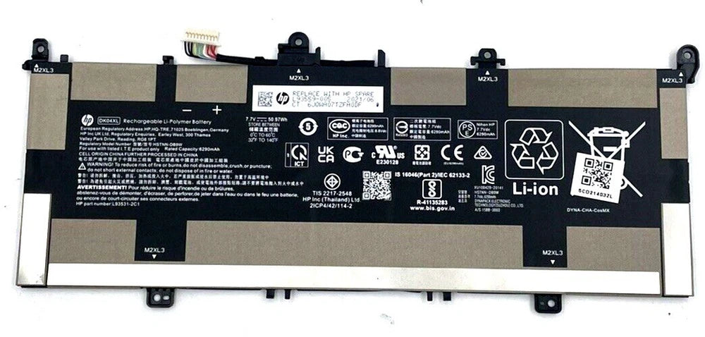 New Genuine HP Chromebook X360 13C Elite C1030 Series Battery DK04XL L93559-005