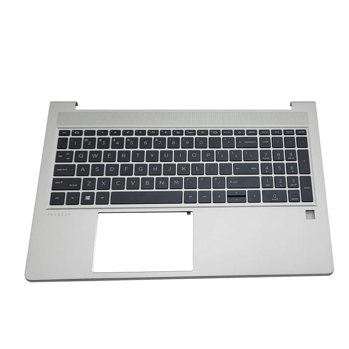 New HP ProBook 650 655 G8 Palmrest Backlit Keyboard Silver 15.6 in M49545-001 - LaptopParts.ca