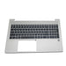 New HP ProBook 650 655 G8 Palmrest Backlit Keyboard Silver 15.6 in M49545-001 - LaptopParts.ca