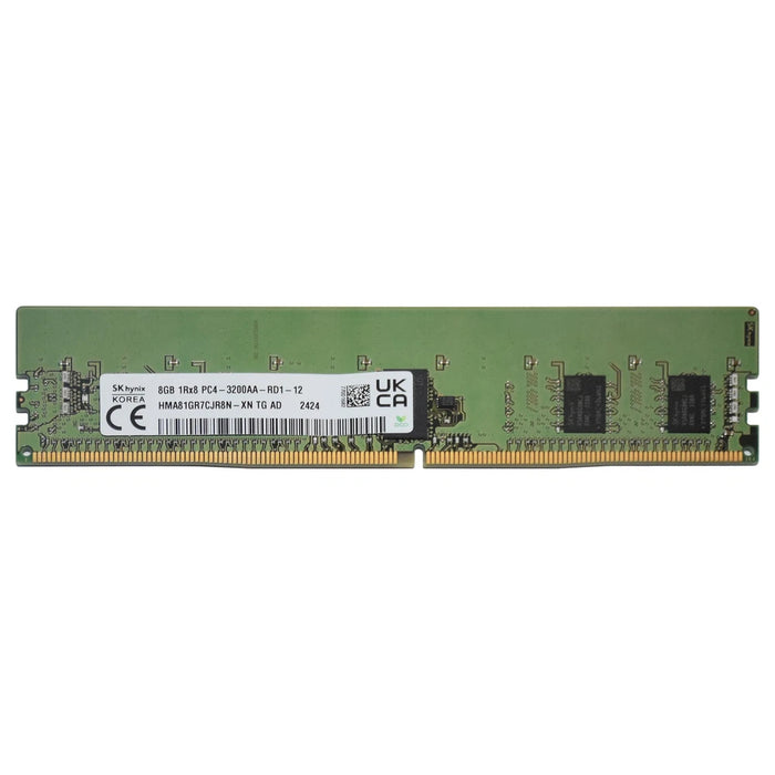 New SK Hynix 8GB 3200MHz DDR4 ECC 1.2V PC4-25600R 1Rx8 Server RAM HMA81GR7CJR8N-XN