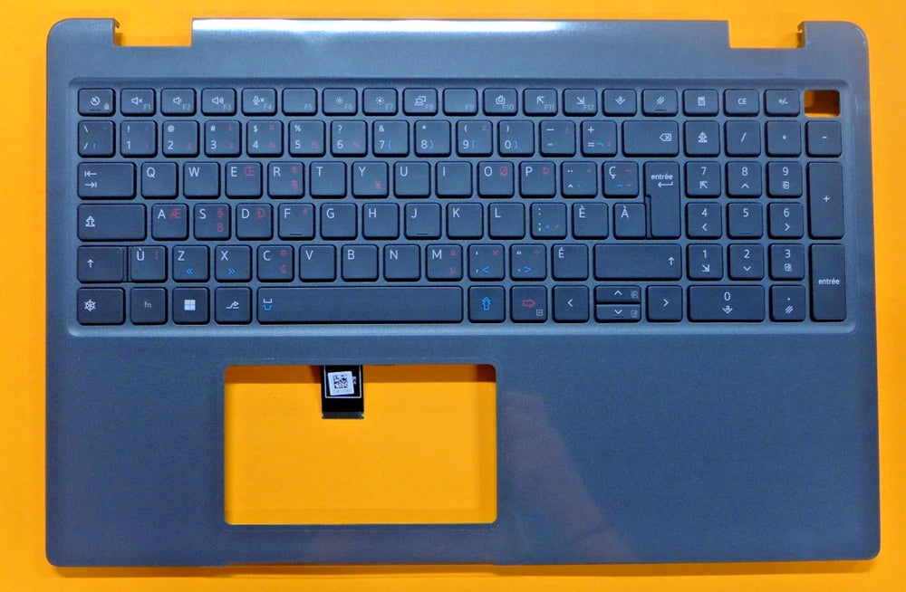Ensemble clavier repose-mains Dell Latitude 3540 neuf sans logement SIM avec clavier canadien français