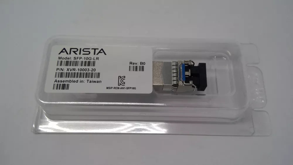 New Genuine Arista SFP-10G-LR - 10GBASE-LR  XVR-10003-20 Transceiver - LaptopParts.ca
