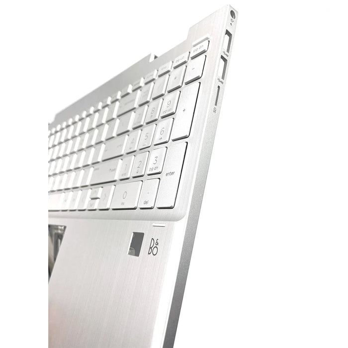 New HP 15-ER 15-ER0051NR Palmrest With Backlit US English Keyboard Fingerprint Reader M45130-001 - LaptopParts.ca