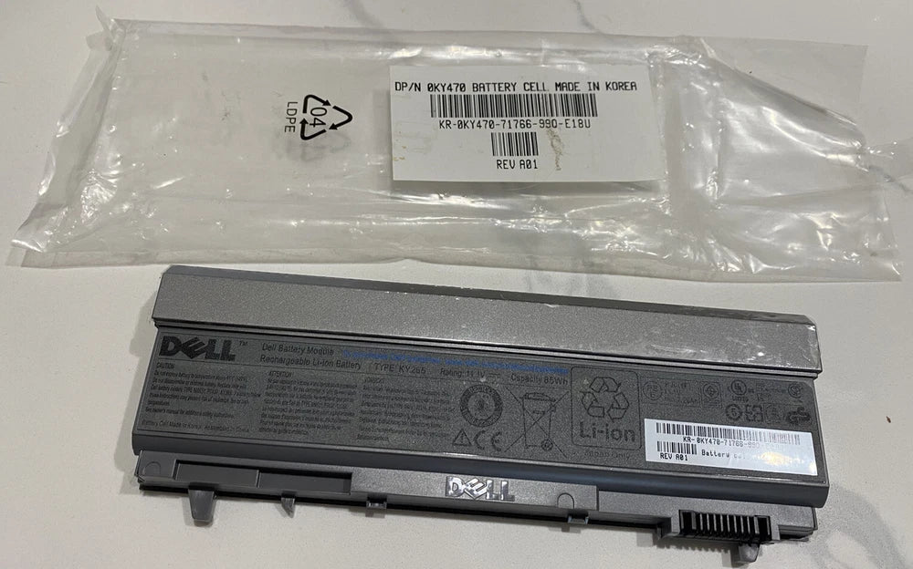 New Genuine Dell Latitude KY265 Battery 85WH - LaptopParts.ca
