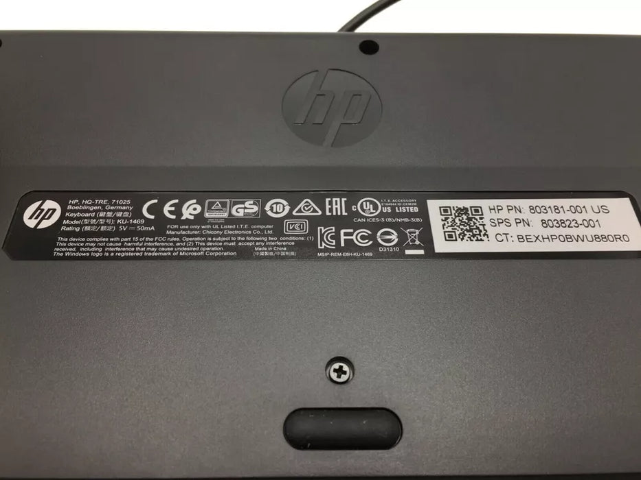 New Genuine HP USB Bus Slim Keyboard Mouse Mousepad Kit T4E63AA - LaptopParts.ca