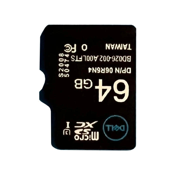 New Genuine Dell 64GB Class 10 MicroSDXC Memory Card 6R6N4 7XDNW