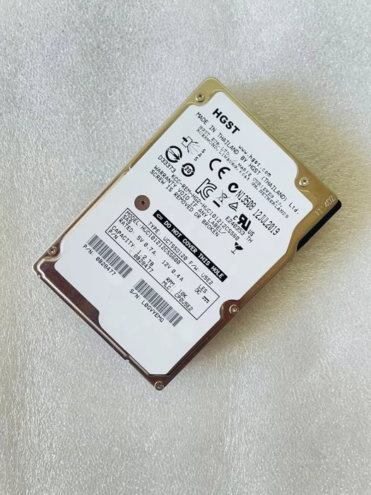 New HGST 1.2TB 10K 2.5" SAS 6.0GB/s Enterprise HDD HUC101212CSS600 Hard Drive 0B28477