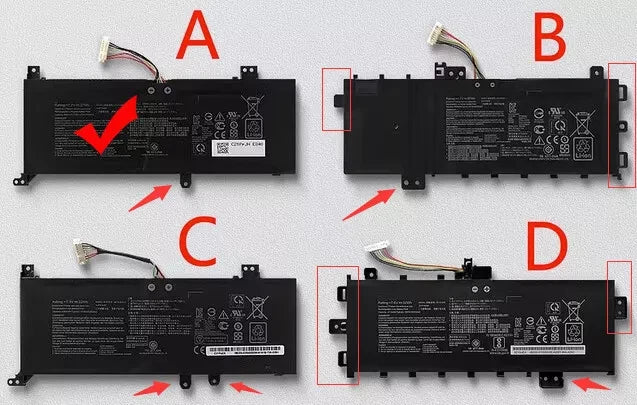 New Compatible Asus X512UF X512FB X512FA X712UA X512JP Battery B21N1818-1 B21N1818-2
