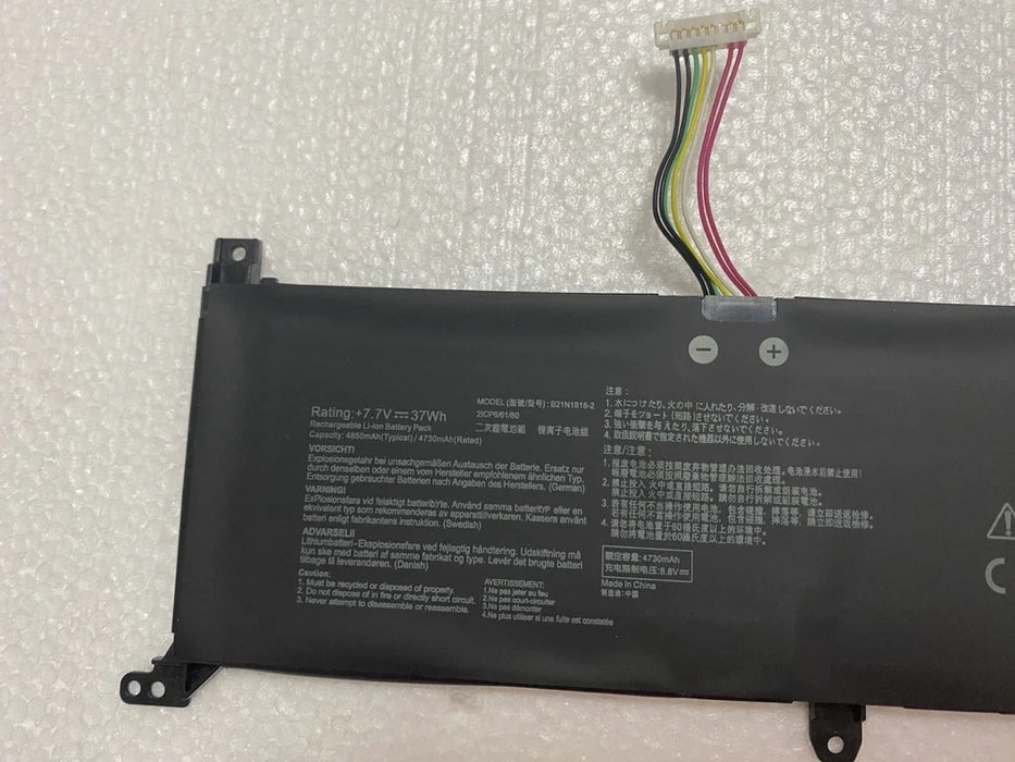 New Compatible Asus X512UF X512FB X512FA X712UA X512JP Battery B21N1818-1 B21N1818-2
