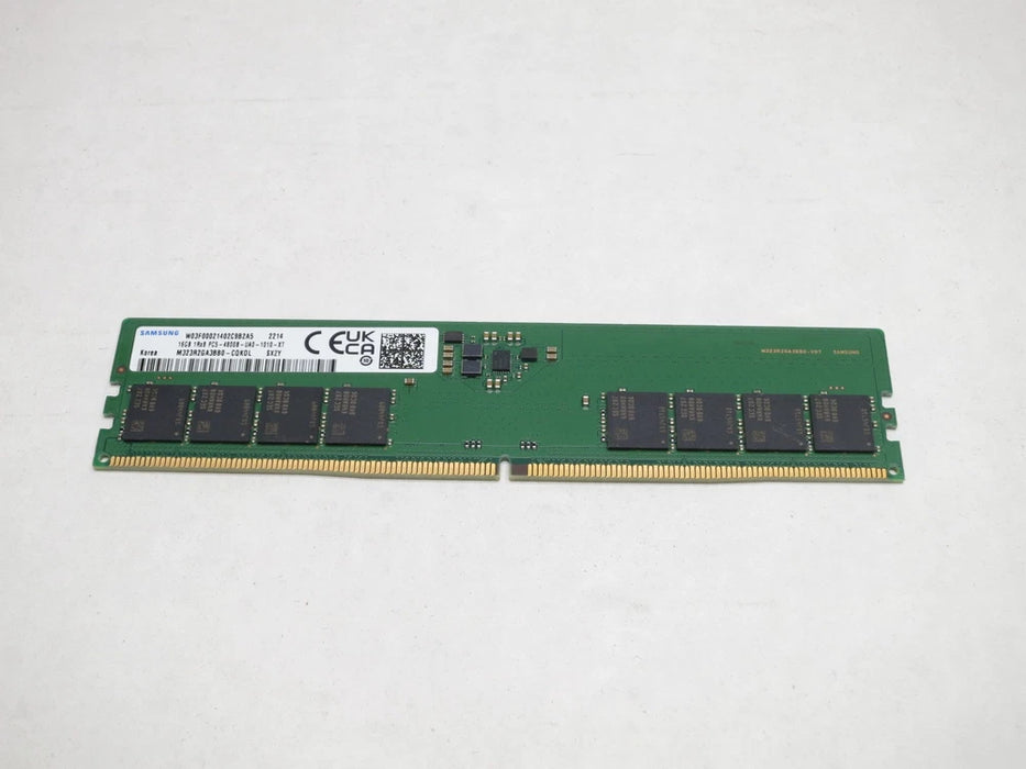 New Samsung 16GB DDR5 4800 UDIMM 1Rx8 PC5-38400 1.1V 288-PIN RAM M323R2GA3BB0-CQK