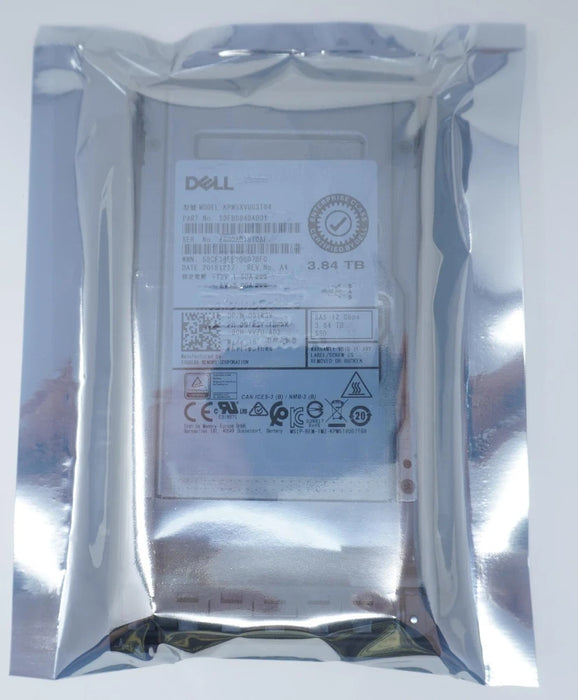 New Dell R220 R320 R420 R520 R720 3.84TB SAS 2.5" 12G MU SSD KPM5XVUG3T84 91W3V