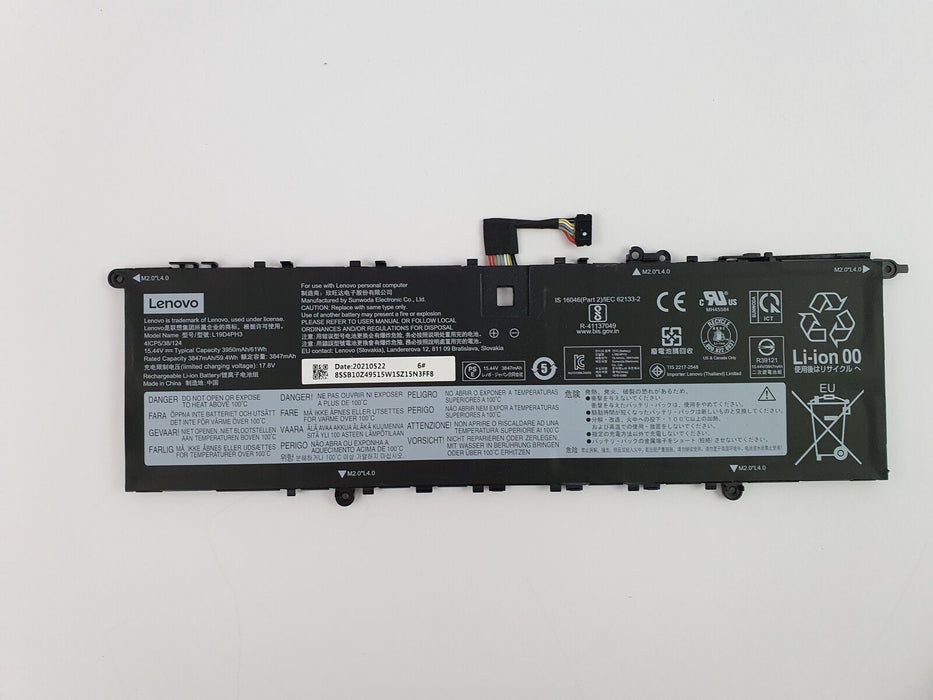 New Genuine Lenovo Yoga Slim 7 Pro 14ACH5 14IAH7 14IAP7 14IHU5 Battery 61WH - LaptopParts.ca