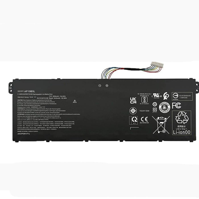 New Compatible Acer AP19B5L Battery 54.6WH