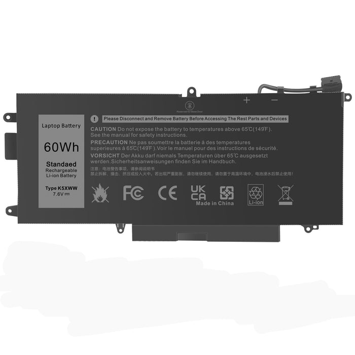 New Compatible Dell Latitude 7389 7390 2-In-1 Battery 60WH