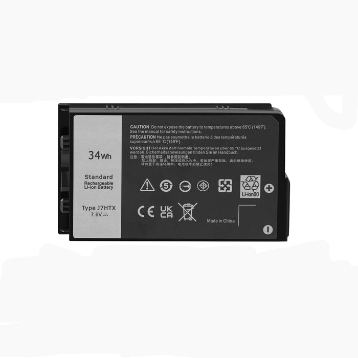 New Compatible Dell 0J7HTX 2JT7D J7HTX Battery 34WH