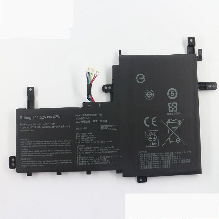 New Compatible Asus VivoBook 0B200-03440000 B31N1842 Battery 42WH