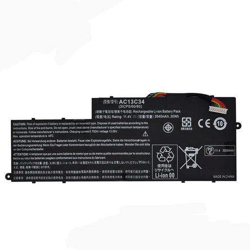 New Compatible Acer Aspire V5-122 V5-122P V5-132 Battery 30WH - LaptopParts.ca