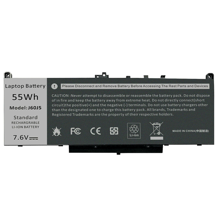 New Compatible Dell Latitude E7270 E7470 Battery 55WH