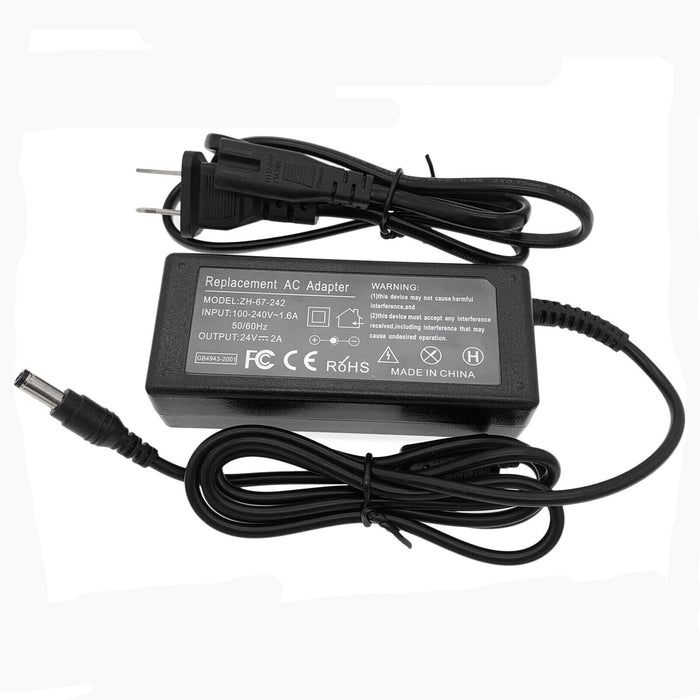 New AC Adapter Power Supply Cord Charger For LCD Monitor Printer 5.5mm 48W