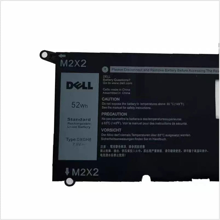 New Genuine Dell DXGH8 0DXGH8 H754V G8VCF 0H754V P82G Battery 52Wh