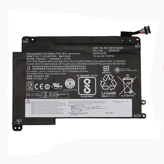 New Compatible Lenovo Thinkpad P40 Yoga 20GQ 20GR Battery 53WH