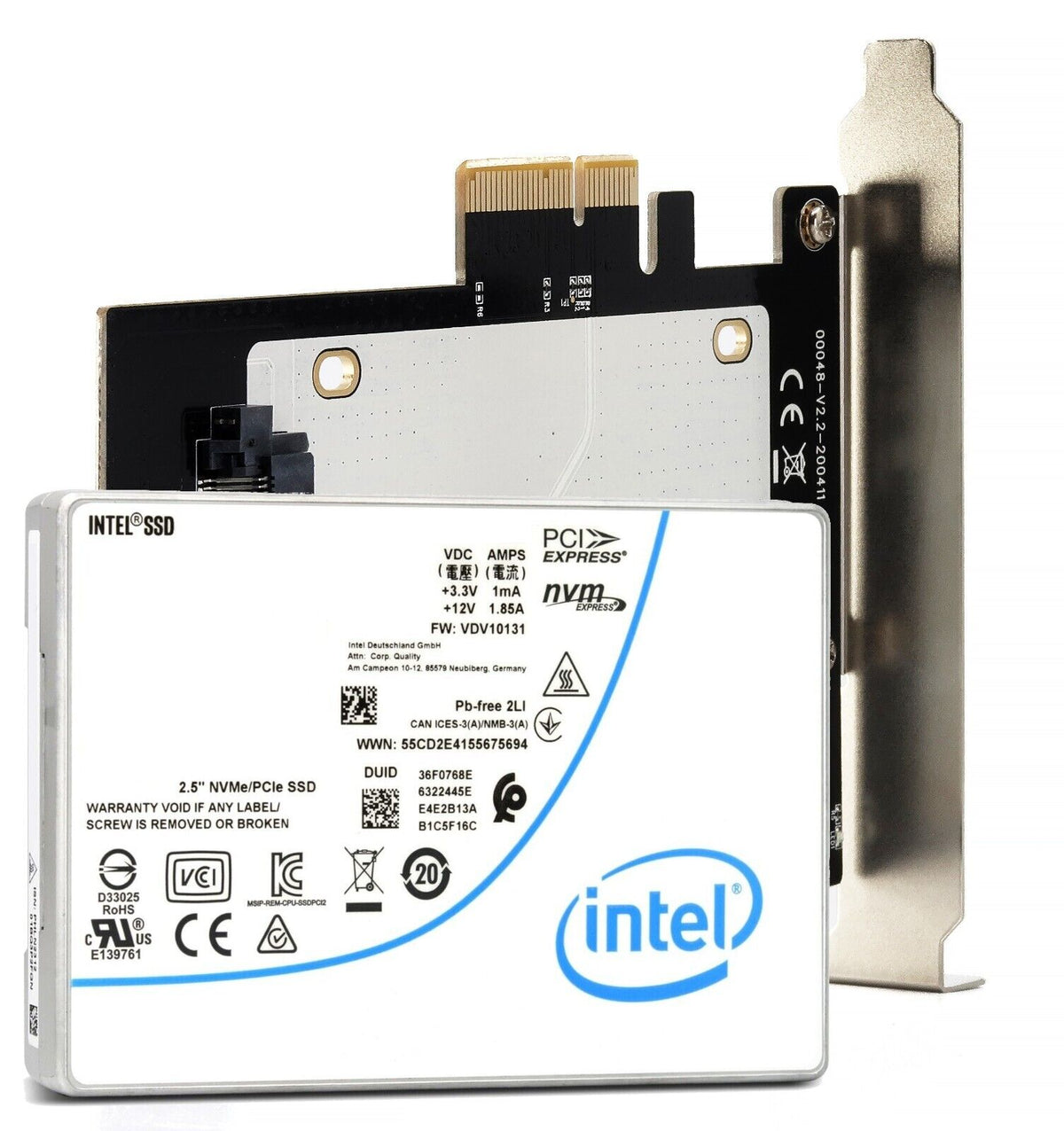 Ssd Dc Intel P4510 Tbw Ssdpe2ke032t7 Intel Ssd Dc P4510 1tb