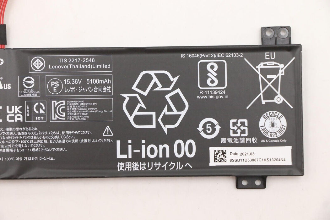 New Genuine Lenovo Legion SB11B53884 5B11B53885 SB11B53887 5B11B53889 Battery 80WH - LaptopParts.ca