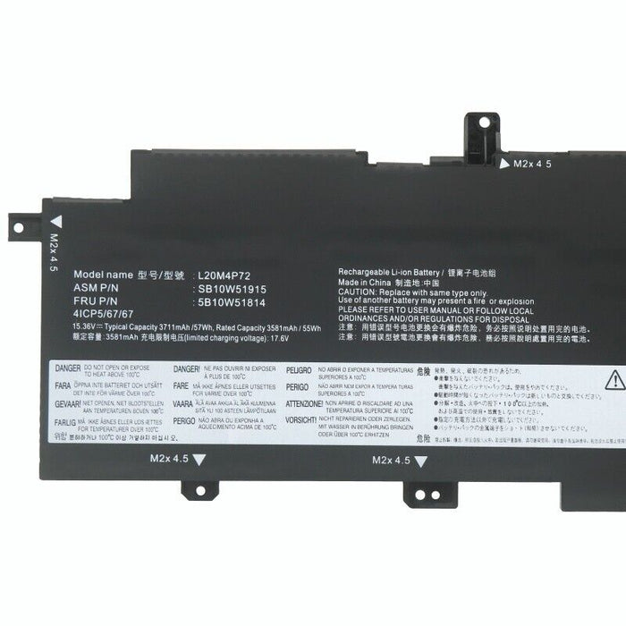 New Compatible  Lenovo ThinkPad T14S Gen 2 Battery 57WH