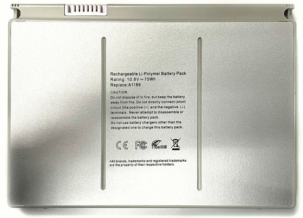 New Compatible Apple MacBook Pro 17" A1151 2006 MA611*/A MA611B/A MA611CH/A MA611*D/A Battery 70WH