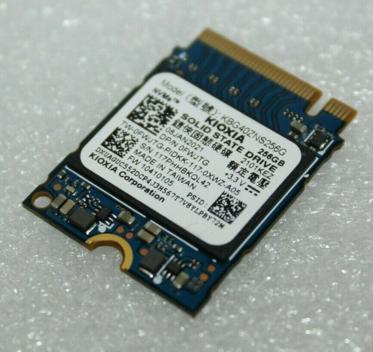 New Dell 256GB NVMe SSD Solid State Drive KBG40ZNS256G P/N 0FWJTG