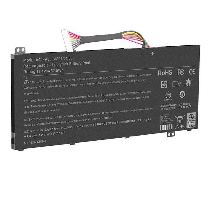 New Compatible Acer Aspire VN7-571G-55BL VN7-571G-70WH Battery 52.5WH - LaptopParts.ca