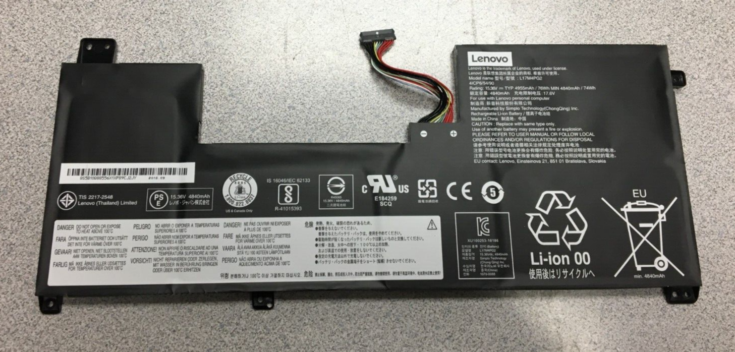 New Genuine Lenovo L17M4PG2 L17C4PG2 Battery 76WH - LaptopParts.ca