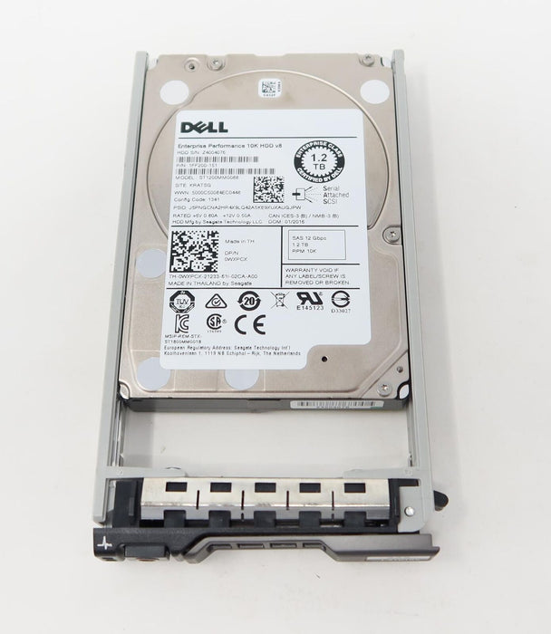 New Genuine Dell 1.2TB 10K RPM 12Gb/s 2.5" SAS Hard Drive