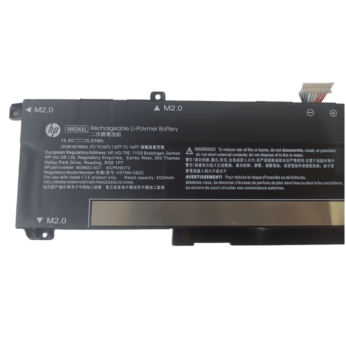 New Genuine HP HSTNN-0B2C HSTNN-OB2C M38822-AC1 M39179-005 Battery 70.07WH