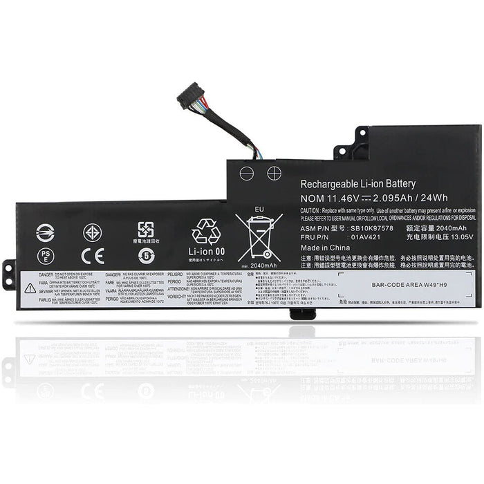 New Compatible Lenovo ThinkPad A475 T25 T460 T470 T480 T570 Battery 24Wh