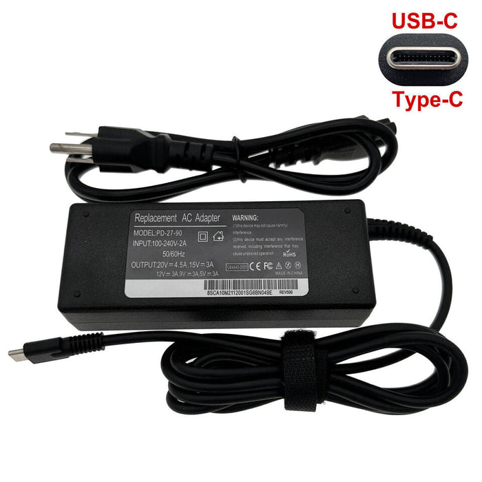 New Compatible Dell Latitude 5520 5521 5530 5531 USB C Adapter Charger 90W
