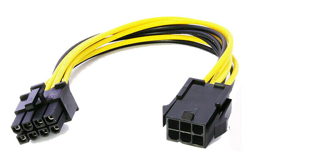 New ATX 6-pin to 8-pin PCI Express GPU Video Card Adapter Cable - LaptopParts.ca