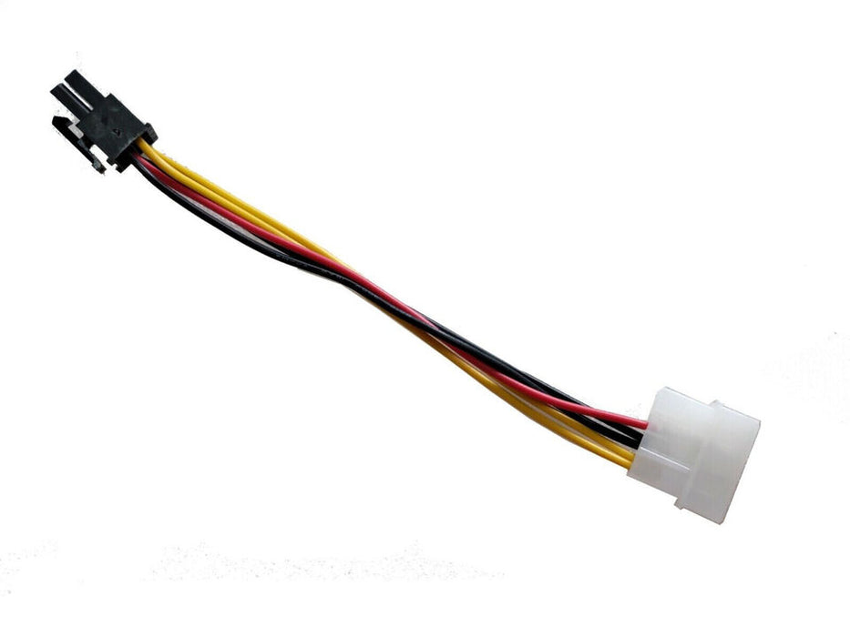 New Molex 4 Pin to 6 Pin PCI-Express PCIE Video Card Power Adapter Cable