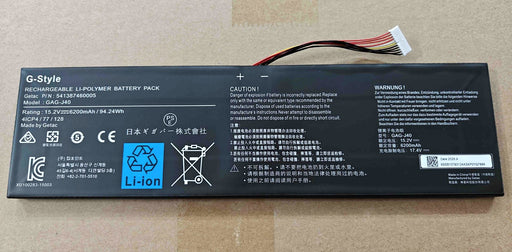 New Genuine Gigabyte Aero GAG-J40 Battery 94.24WH (Short Cable) - LaptopParts.ca
