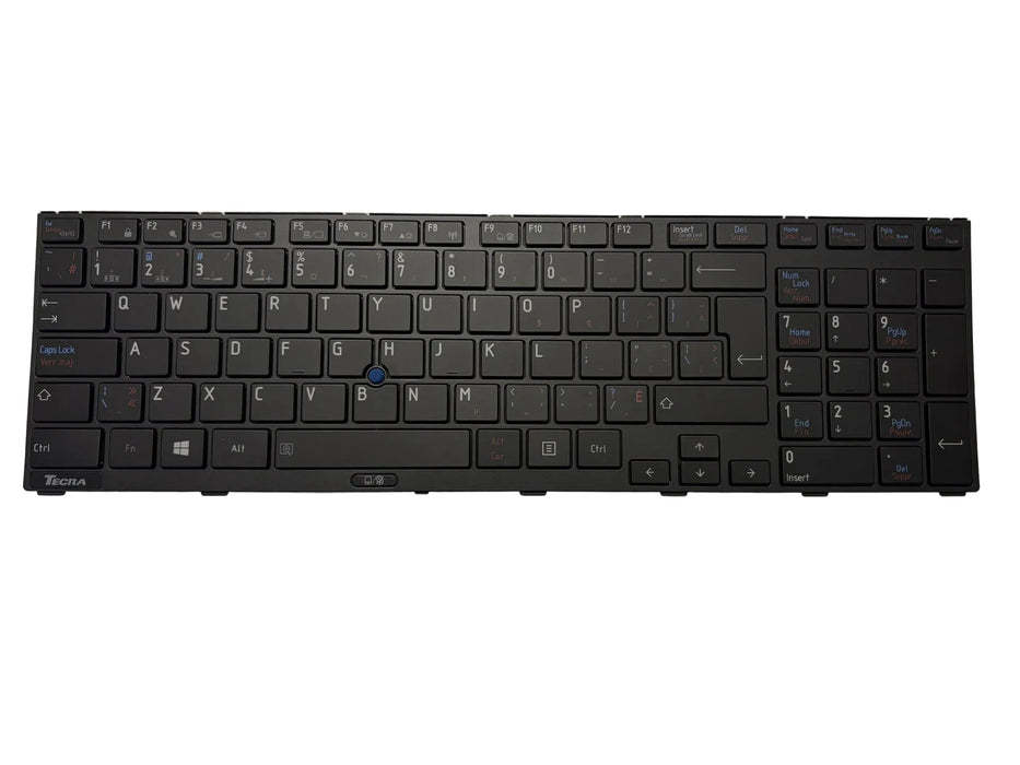New Toshiba Tecra R850 R950 Series CA Canadian Keyboard Black With Pointer G83C000BC2CB G83C000D82CB - LaptopParts.ca